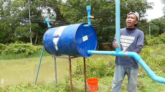 Strong Pressure! How to make Free Energy Water Pump NO Electricity Auto Pump 24h/Day, What to See? смотреть онлайн