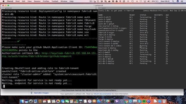 fabric8 4.x on minishift смотреть онлайн