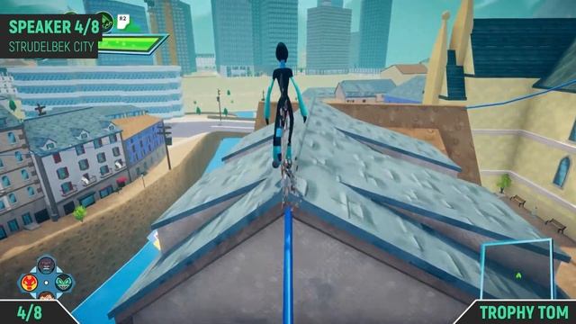 Ben 10: Power Trip - Strudelbek City - All 8 Speaker Locations ? смотреть онлайн