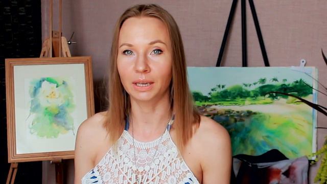 Paint hydrangeas 💙 Blues In Bloom by Olga Peregood 💙 Course Trailer смотреть онлайн