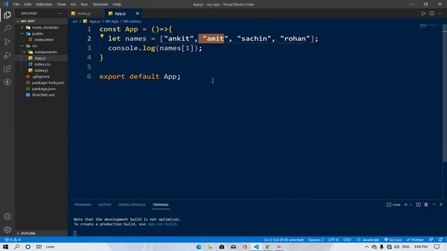 Array Or Map Function In React js || EXCELLENT CODE WITH AJ смотреть онлайн