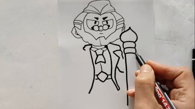 How To Draw Colonel Byron | Drawing Brawl Stars Characters смотреть онлайн