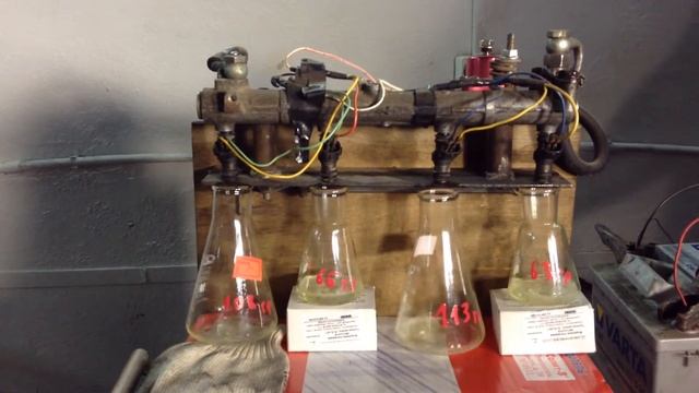 Тест форсунок. смотреть онлайн