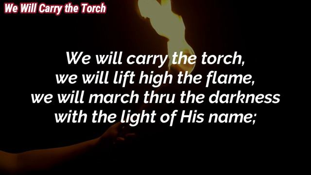 We Will Carry the Torch │ Piano │ Accompaniment With Lyrics смотреть онлайн