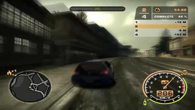 Need For Speed Most Wanted (2005): Walkthrough #10 - Clubhouse & Hollis (Sprint) смотреть онлайн