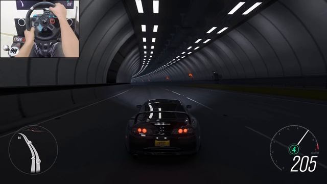 1600BHP Toyota Supra - Forza Horizon 4 | Logitech g29 gameplay смотреть онлайн
