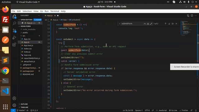 React Tutorial in Hindi #53 Handling form submission errors using React Hook Form смотреть онлайн