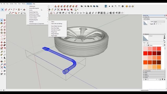 How to Make Objects Solid in Sketchup смотреть онлайн