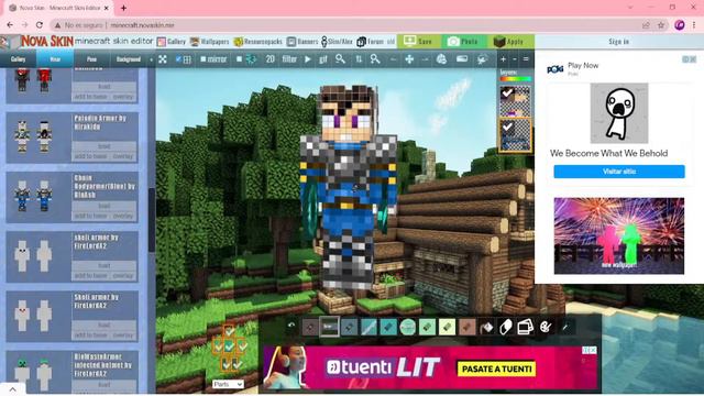 como CREAR SKINS PARA MINECRAFT GRATIS (TODAS LAS VERSIONES) | FÁCIL RÁPIDO Guía Completa Minecraft смотреть онлайн