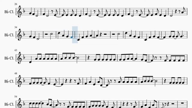 Clarinet Sheet Music: How to play Me and My Broken Heart by Rixton смотреть онлайн