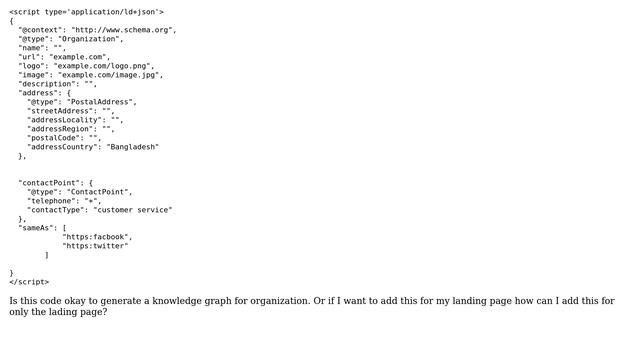 What markup should be used so that Google generates a knowledge graph for our organization? смотреть онлайн