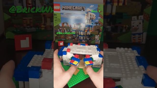 LEGO Minecraft The Llama Village 21188 Bag 8 Build Finish Walls of Body and Add Roof смотреть онлайн