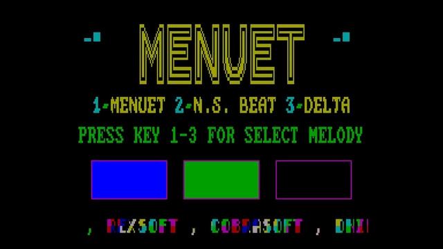 Menuet - Falconsoft [#zx spectrum AY Music Demo] смотреть онлайн