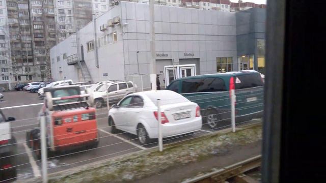 Трамвай ЛМ-99К СПб маршрут 58 от ост. Суздальский пр.5 до ост. Пр.Просвещения смотреть онлайн
