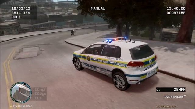 GTA IV: Volkswagen Golf 6 GTI / Gauteng Flying Squad смотреть онлайн