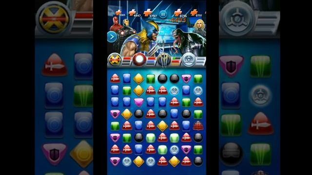 Marvel Puzzle Quest: ** Wolverine (Astonishing X-Men) смотреть онлайн