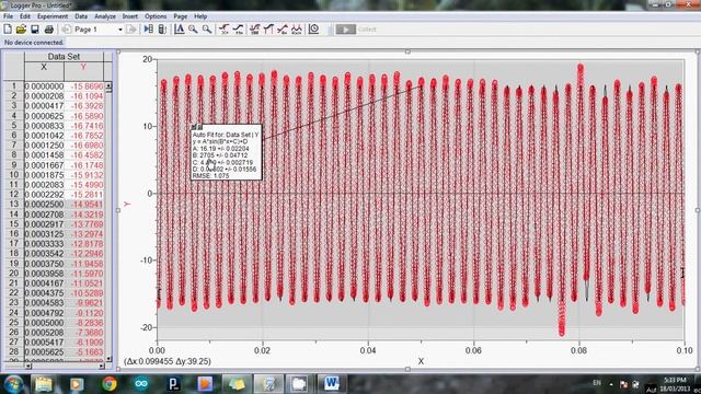 Adding a Sine Best Fit Curve in Logger Pro смотреть онлайн