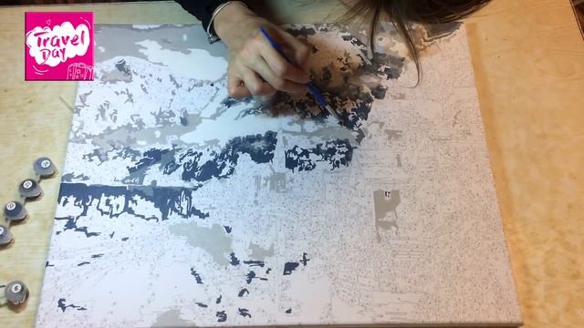 Рисуем картину по номерам - Travel Day смотреть онлайн