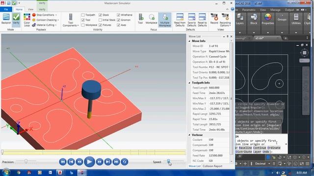 Mastercam 2019 Cnc Programming training tutorial In hindi | How to Import AutoCAD file in mastercam смотреть онлайн