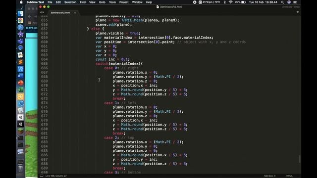 How To Code Minecraft In Javascript (THREE.js) | Part 12 - Placing Blocks! смотреть онлайн