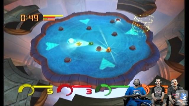 Let's Play: Fuzion Frenzy, Part 1 Of 2 (XBox, With 3 Players)