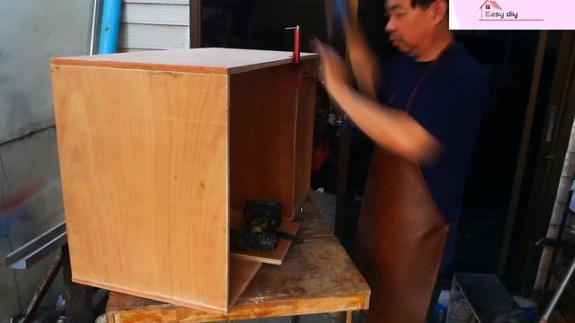 Woodworking Ep 10 !! Diy Shoe Storage Very Easy Step By Step L Diy ตู้เก็บรองเท้าจากไม้งบหลักร้อย