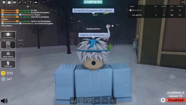 JoJo Timestop Battlegrounds XMAS Update смотреть онлайн