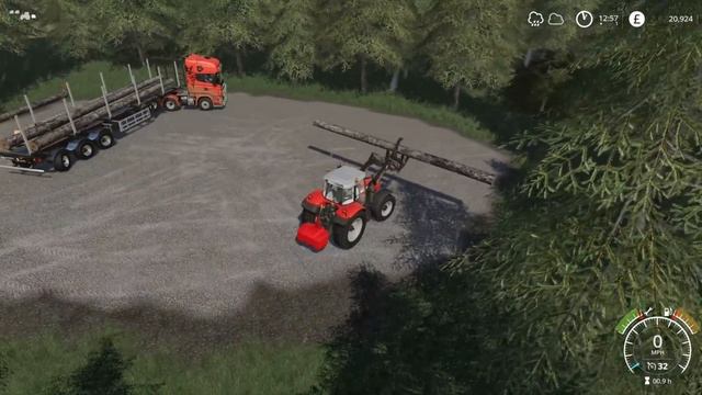 SIDE TIP LOGGING AMAZING TRAILER! - Charwell FS19 - Episode 17 смотреть онлайн