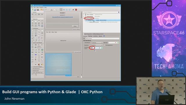 Build GUI Programs with Python & Glade - John Newman: OKC Python смотреть онлайн