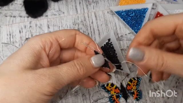 Бабочка из бисера смотреть онлайн