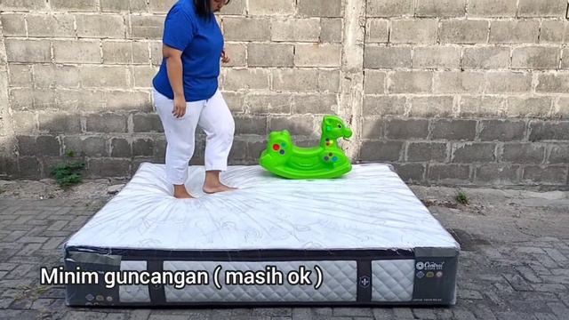 Review Central Platinum Gold series kasur spring bed medium super pillow top test unbox смотреть онлайн