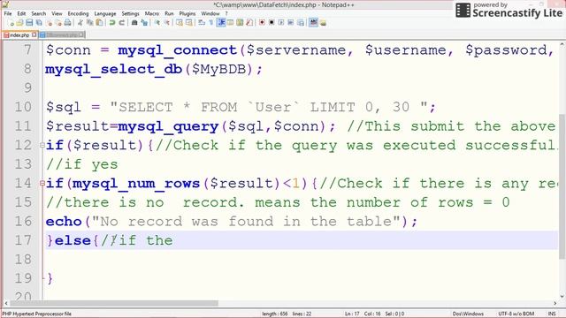 Fecthing Data From a Database to a php web page 2 смотреть онлайн