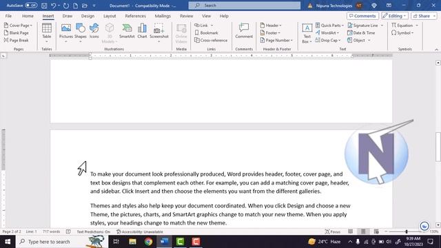 #13 |MS Word 365 Tutorial In Telugu | Insert Tab in MS Word 365 Telugu смотреть онлайн
