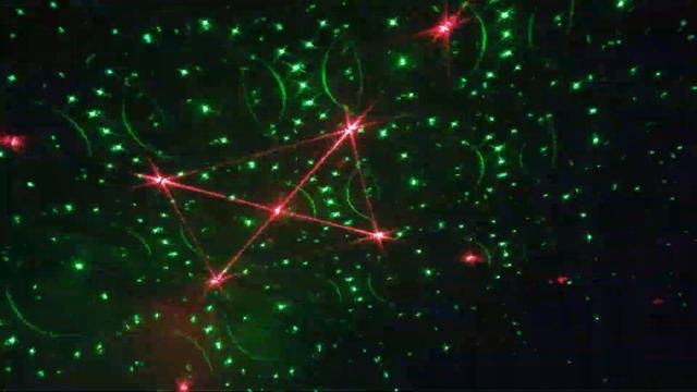 Уличный лазерный проектор три цвета RGB Star Shower узоры смотреть онлайн