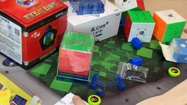 МНОГО ТРЁШЕК И ГИГАМИНКС // РАСПАКОВКА ОТ SPEEDCUBES (wrm 2021, megaminx 5x5 and more)