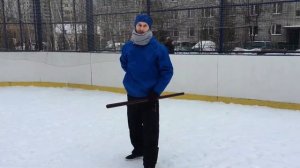 Упражнения с палкой # 3 _ горизонтальная восьмерка _