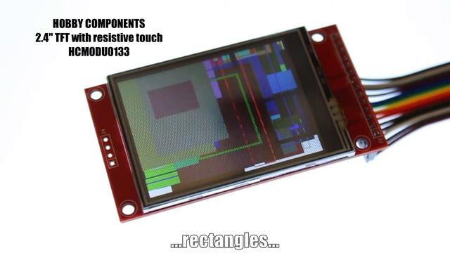 Hobby Components 2.4" Colour TFT Module Demonstrating HCDisplay Library смотреть онлайн