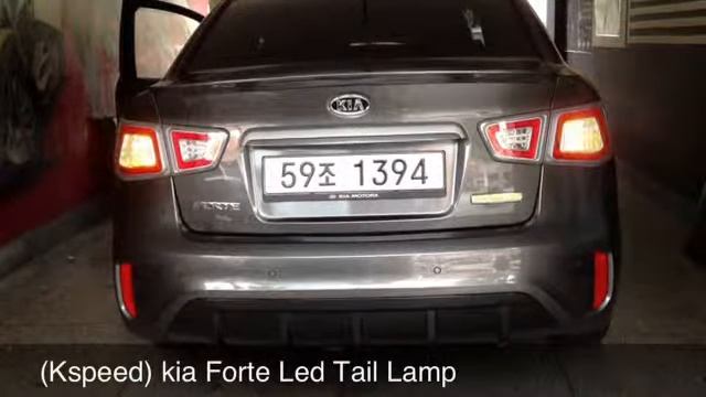 [Kspeed] 2011 Kia Cerato Forte Sedan LED Tail Lights Lamp Assy 4P 1Set OEM Part смотреть онлайн