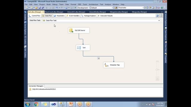 REMOVE DUPLICATE ROWS IN SSIS | SORT IN SSIS смотреть онлайн