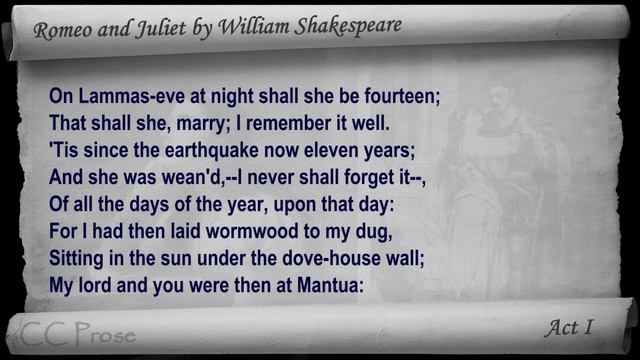 Romeo And Juliet By William Shakespeare - Act 1