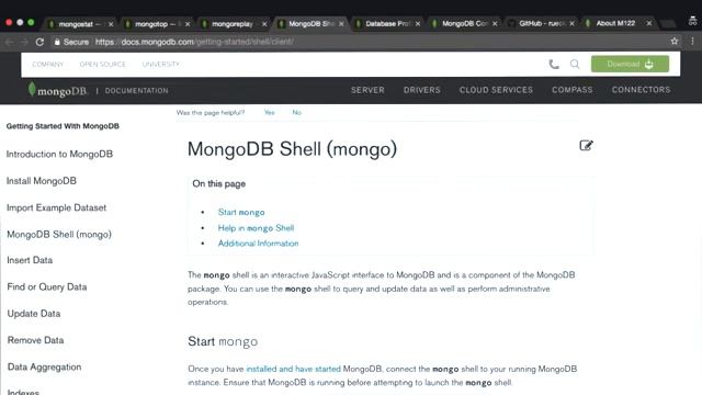 MongoDB смотреть онлайн