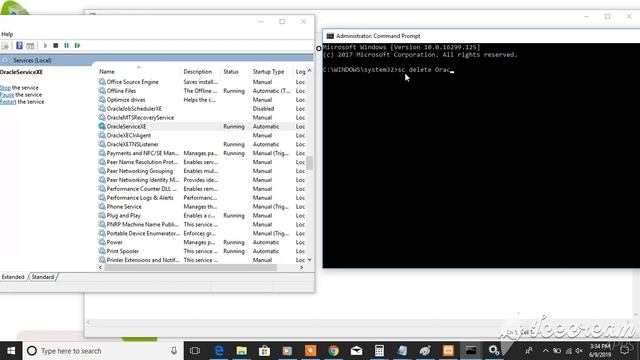 the install cannot proceed as service oracleservicexe is present on system смотреть онлайн