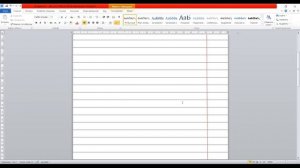 Лайфхак. Тетрадный лист в MS Word