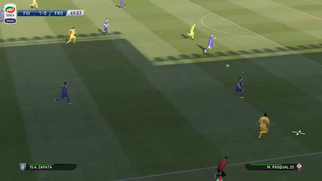PES 2015 Serie A Konami Fiorentina-Frosinone (1°Giornata) смотреть онлайн