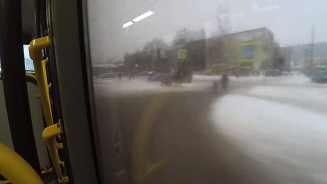 Поездка на 42 автобусе г. Архангельск часть 1. смотреть онлайн