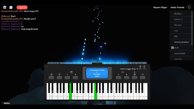 Roblox: Playing A Turn Back + Megalovania in Piano Visualizations 2 (50 Subscriber Special смотреть онлайн