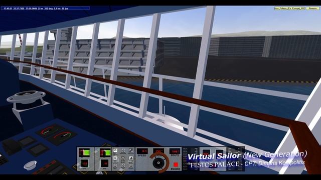 Virtual Sailor N.G. | Festos Palace (Ex. Europa) | Άφιξη στο Πειραιά смотреть онлайн