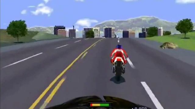 Road Rash (Java/BREW) - потерянный мобильный экшен на байках смотреть онлайн
