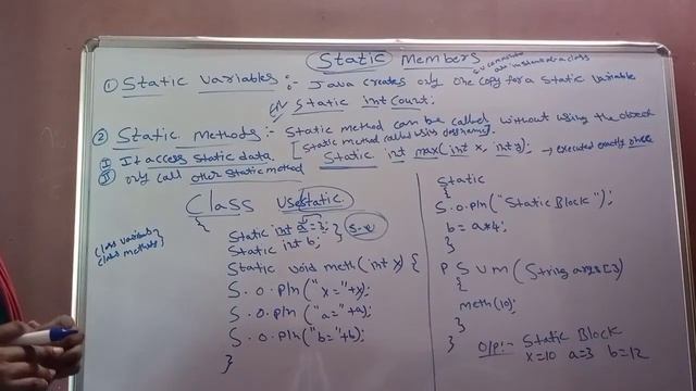 Static Members in Java || Java in Telugu смотреть онлайн