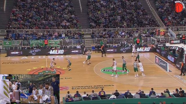 Panathinaikos-Real Madrid: Pablo Laso ATO play against (Sound Included) смотреть онлайн